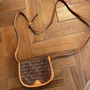 Vintage leather Escada Crossjody handbag
